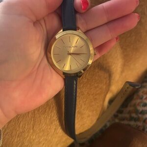 Michael Kors Navy and Gold Women's Watch
